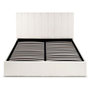 Voir la diapositive 1 : Paris Prix Lit Coffre Design Bouclette  Songa  160x200cm Beige