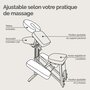VIVEZEN Chaise de massage en bois pliable avec sac de transport