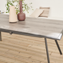 Voir la diapositive 5 : SWEEEK Table de jardin 6 places MEMPHIS 180x90x72cm