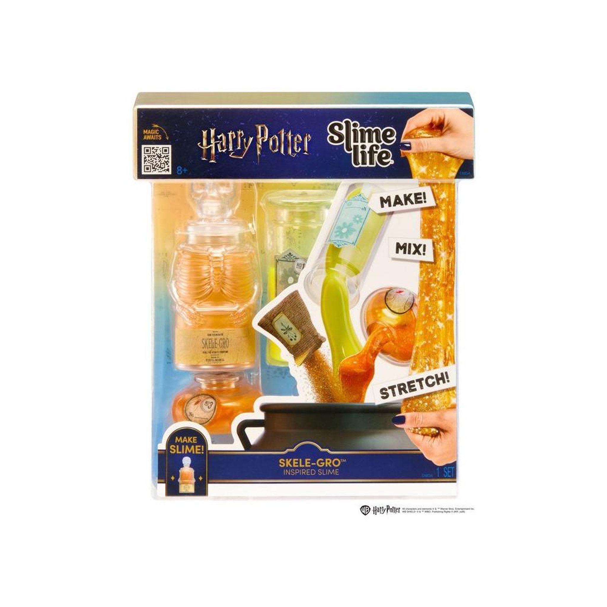 Kit de fabrication de slime potion Potion Poussos Harry Potter avec chaudron, liquides et sachets, à partir de 8 ans