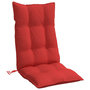 Voir la diapositive 5 : VIDAXL Coussins de chaise a dossier haut lot de 6 rouge tissu oxford
