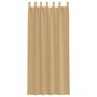 Voir la diapositive 4 : VIDAXL Rideaux en voile avec passe-tringles 2 pcs sable