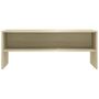 Voir la diapositive 4 : VIDAXL Meuble TV Chene sonoma 100x40x40 cm Bois d'ingenierie