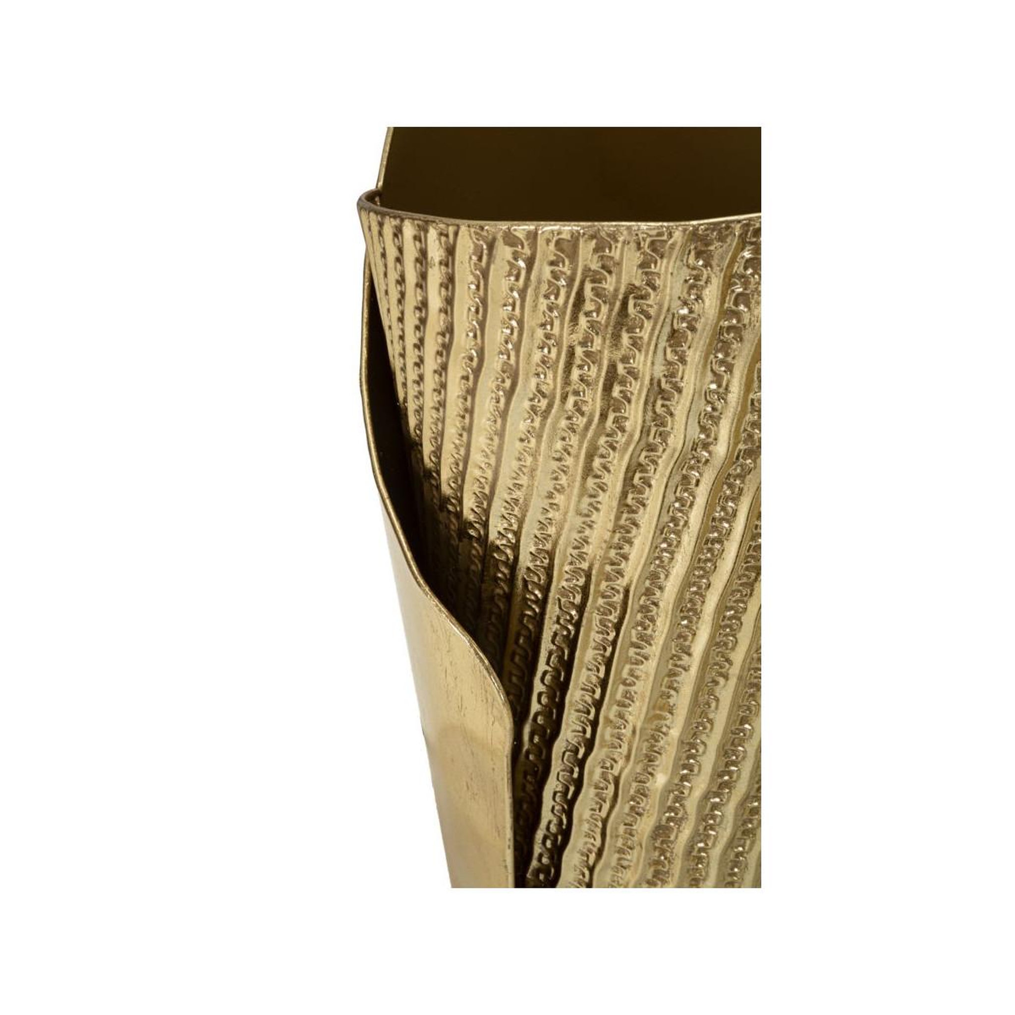 Voir la diapositive 4 : Paris Prix Lot de 3 vases en métal  flosty  75cm or