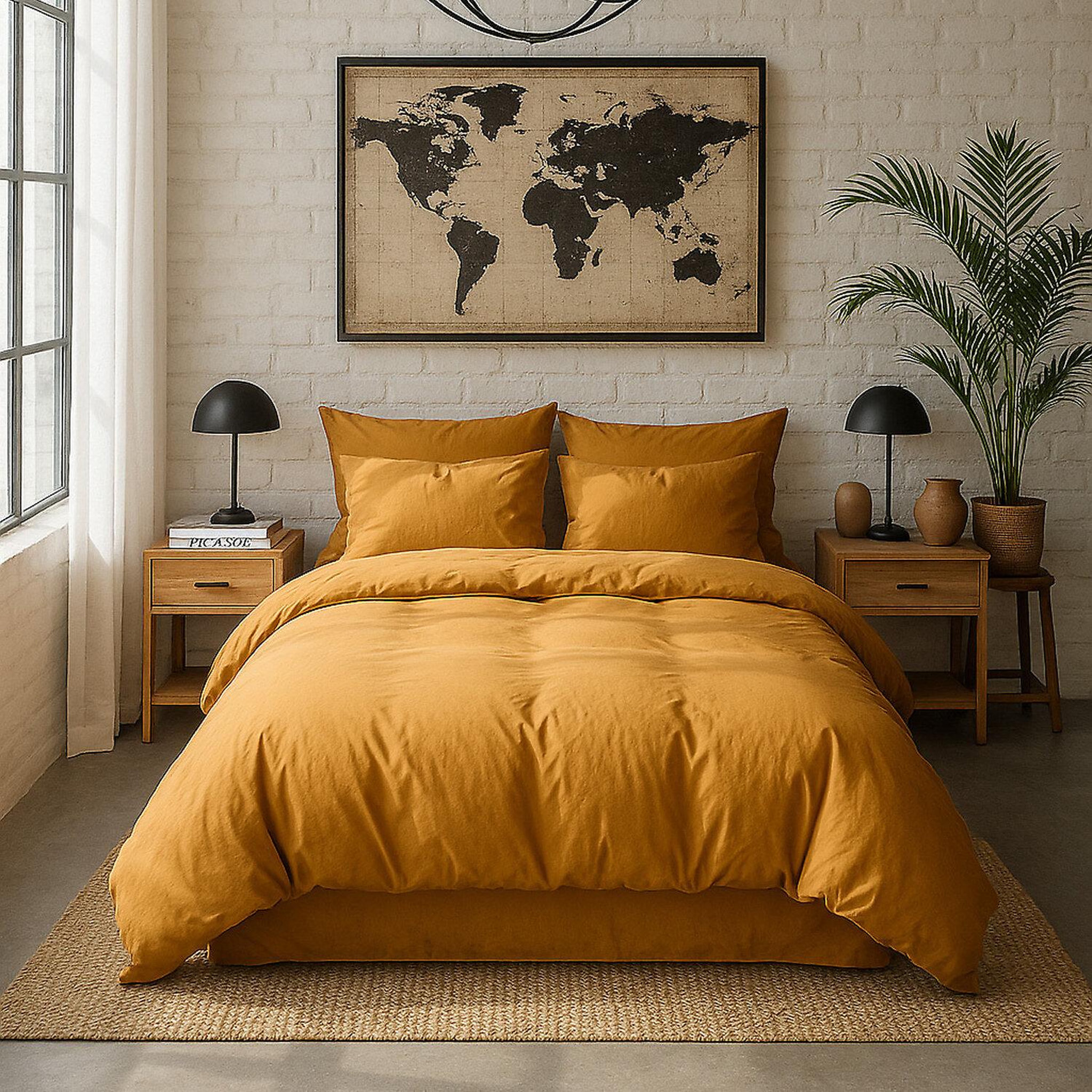 Voir la diapositive 1 : BATON ROUGE Housse de couette 100% percale de coton