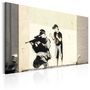 Voir la diapositive 1 : Paris Prix Tableau Imprimé  Sniper & Child - Banksy