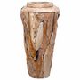 Voir la diapositive 5 : VIDAXL Vase de decoration 40 x 80 cm Bois de teck solide