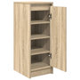 Voir la diapositive 5 : VIDAXL Armoire a chaussures chene sonoma 29,5x34x76 cm bois ingenierie