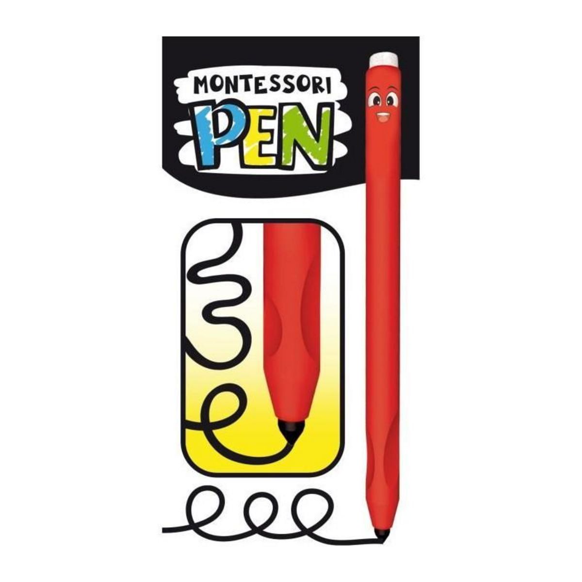 LISCIANI GIOCHI Stylo ergonomique - Montessori Pen Super Ecole d'écriture - LISCIANI