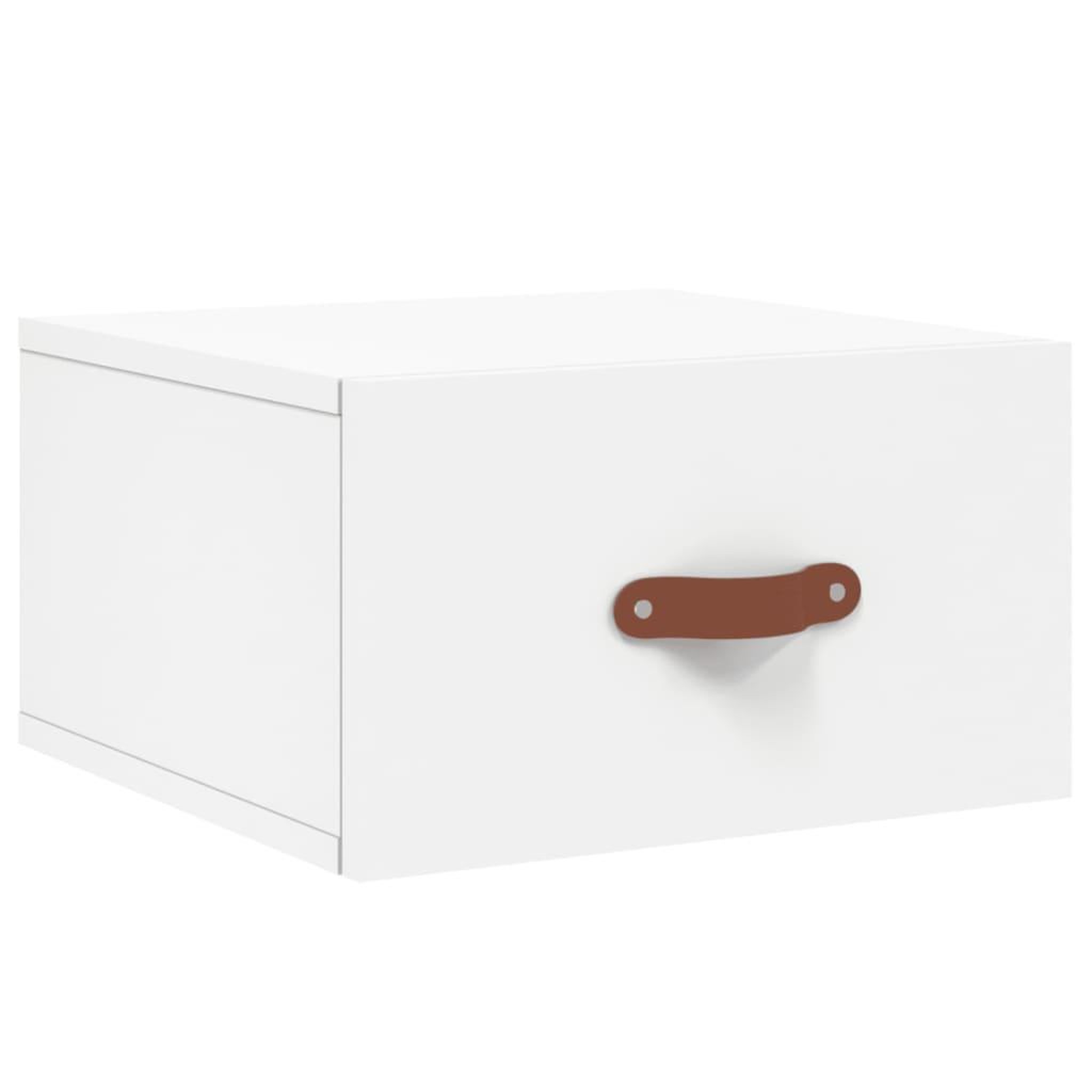 Voir la diapositive 5 : VIDAXL Tables de chevet murales 2 pcs blanc 35x35x20 cm