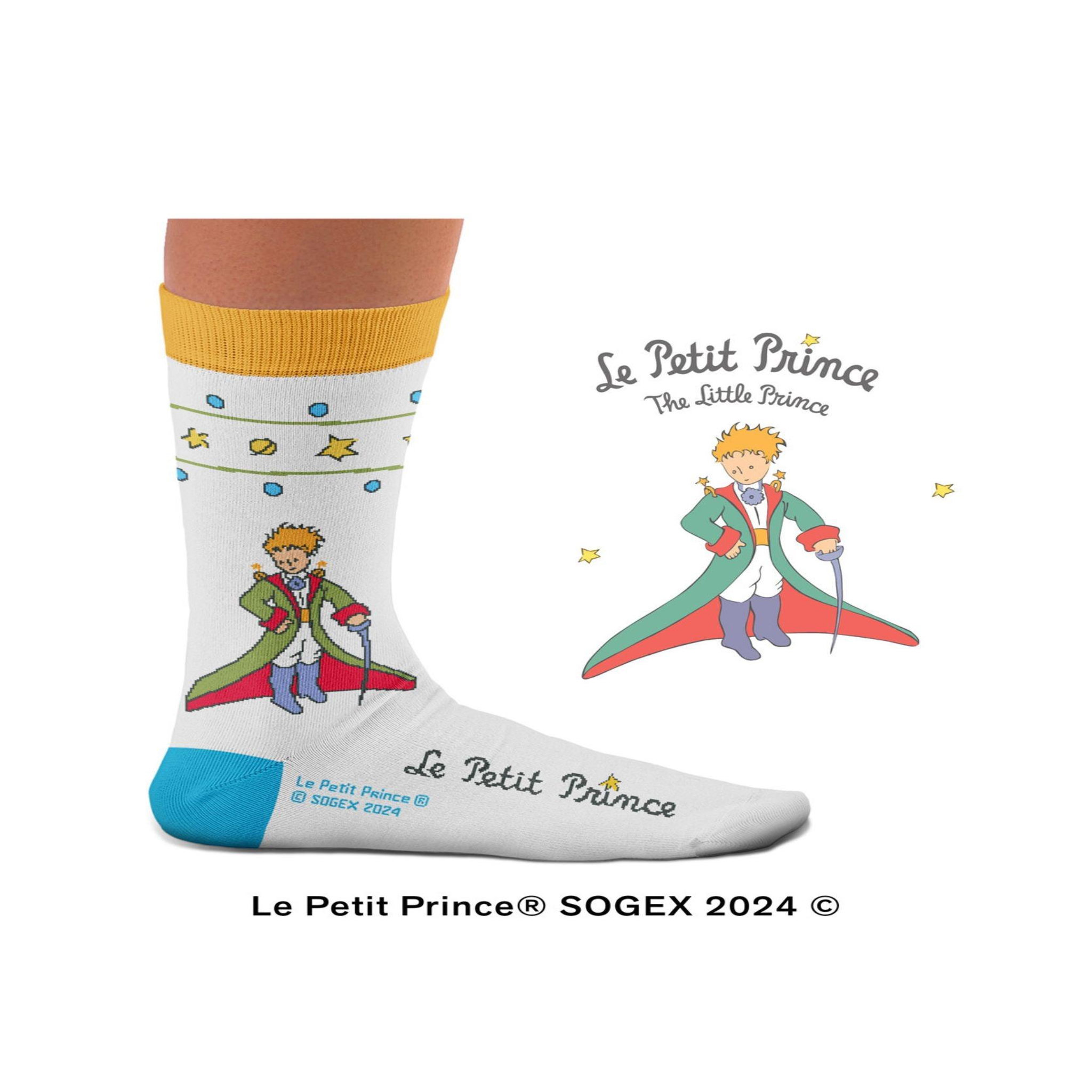 Voir la diapositive 2 : SOCK AFFAIRS Chaussettes le petit prince
