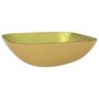Voir la diapositive 2 : VIDAXL Lavabo Verre 42x42x14 cm Dore