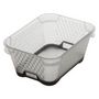 Voir la diapositive 1 :  Bac de Rangement en Plastique  Duo  1,3L Taupe
