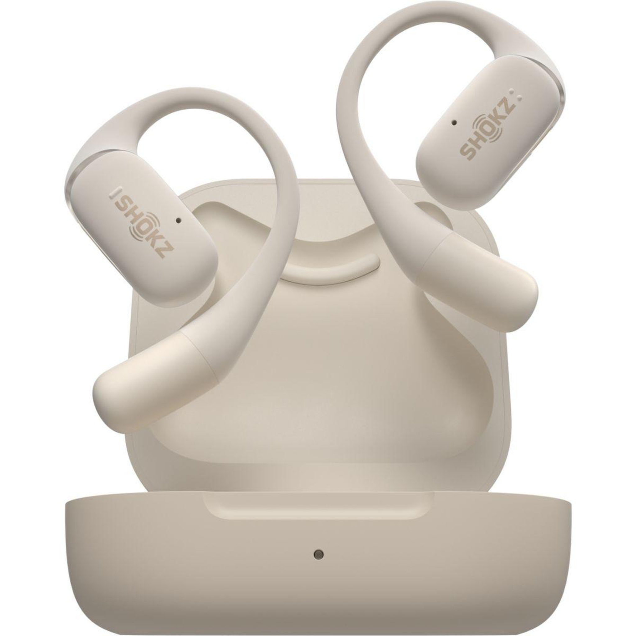 Voir la diapositive 5 : SHOKZ Ecouteurs OpenFit Beige