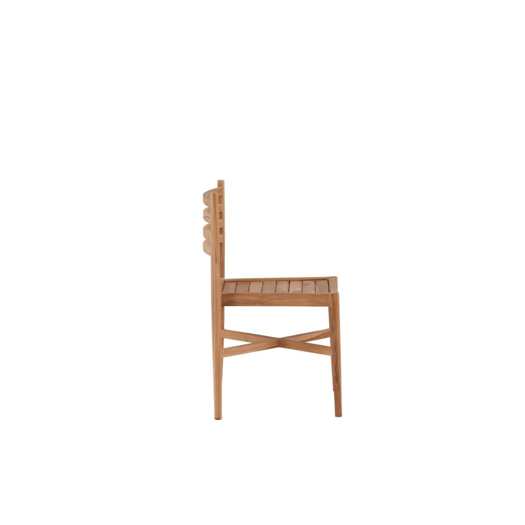 Voir la diapositive 4 : Paris Prix Chaise de jardin en teck  kenya  80cm naturel