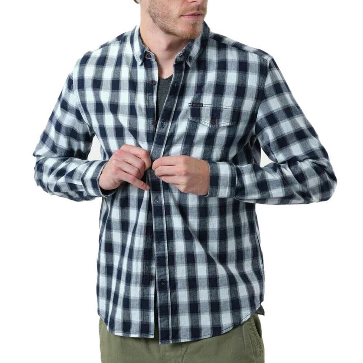 Deeluxe Chemise Noir/ Homme Deeluxe Pieter