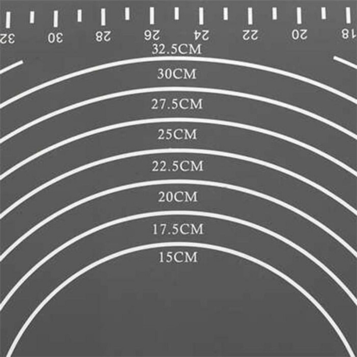 FIVE Tapis de Mesure  Silicone  35x49cm Gris
