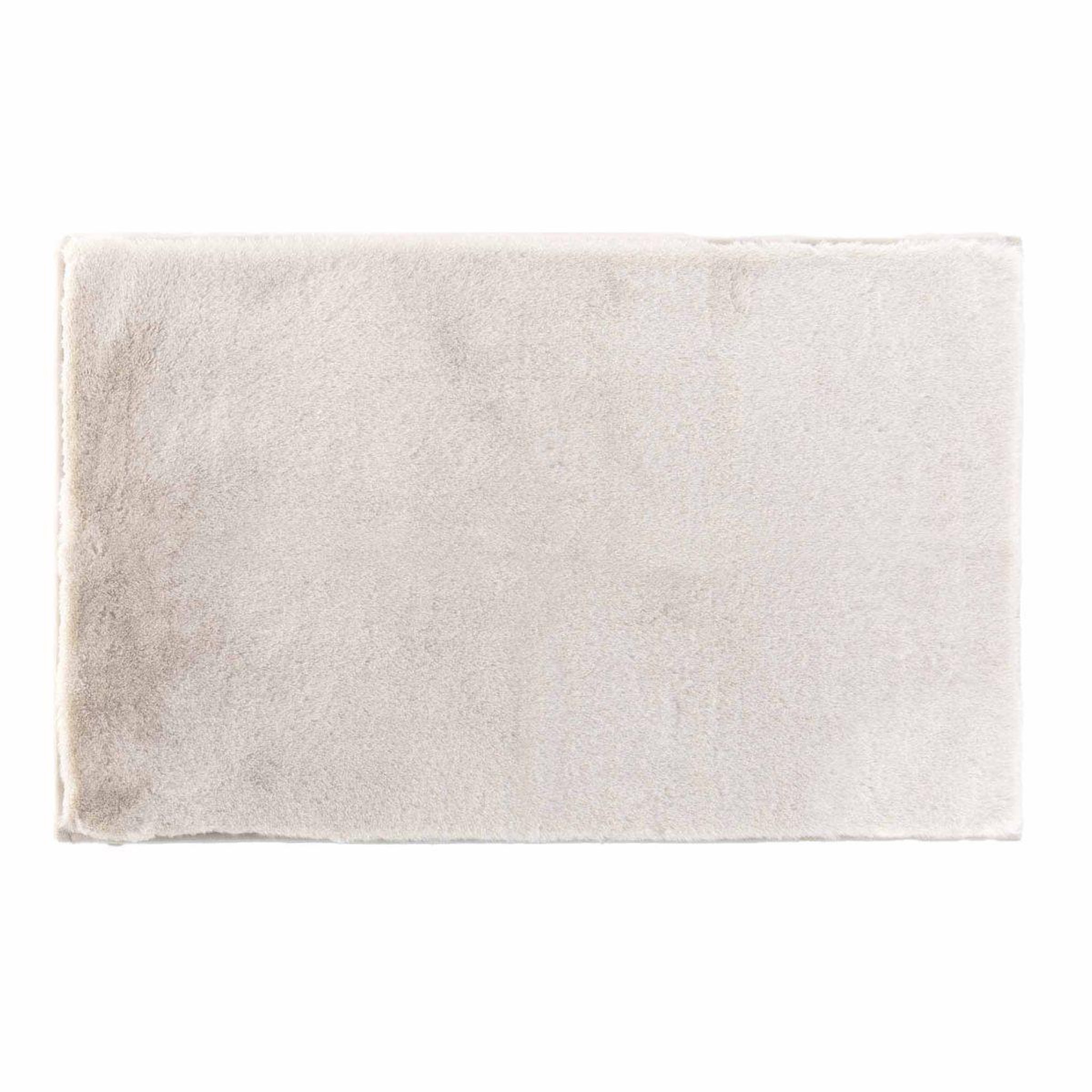 Douceur d'Intérieur Tapis imitation fourrure  feline  60x90cm naturel