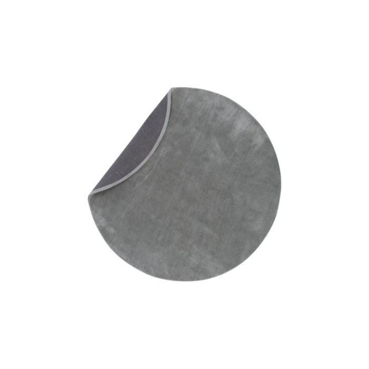 Paris Prix Tapis Déco Rond  Undra  200cm Argent