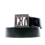 CR7 Ceinture en cuir e Homme CR7 George. Coloris disponibles : Noir