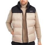 Schott Doudoune sans manche Beige Homme Schott Utahv. Coloris disponibles : Beige