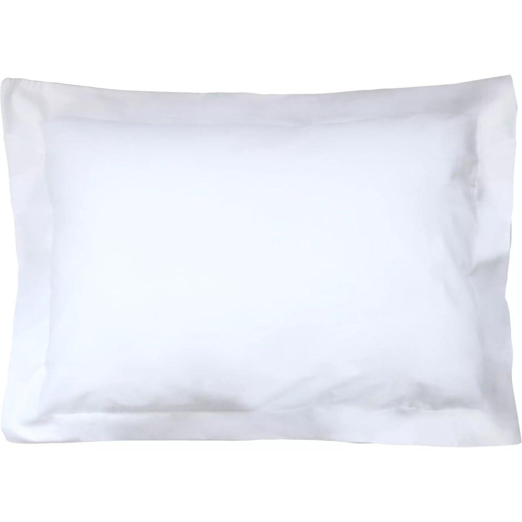 Home collection Taie oreiller 50x70 cm avec volant blanc
