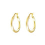 Voir la diapositive 1 : L'ATELIER D'AZUR Boucles d'Oreilles Créoles Or 18 Carats 750/000 Jaune - 1cm