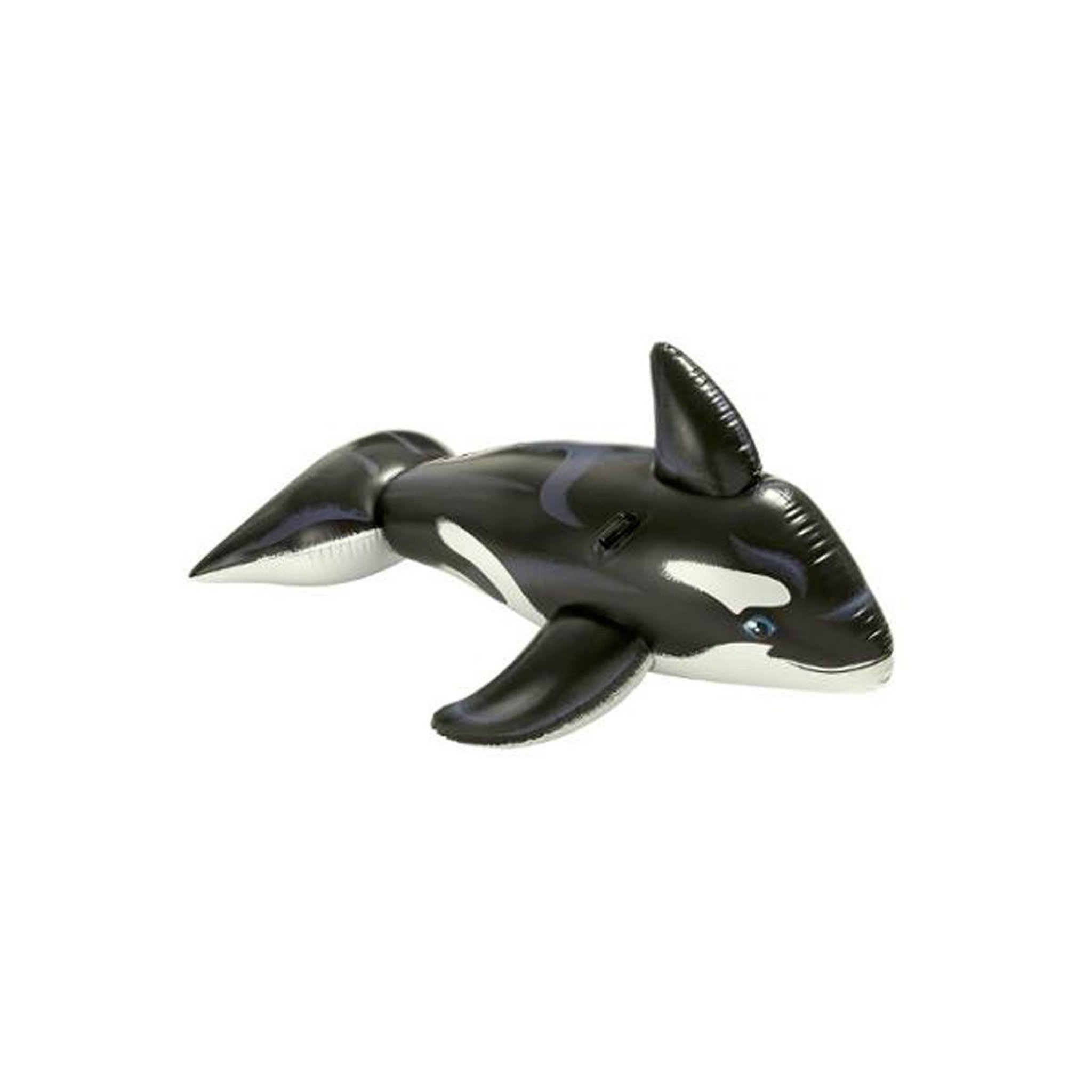 Voir la diapositive 2 : INTEX Bouée gonflable à chevaucher  orque  193cm noir