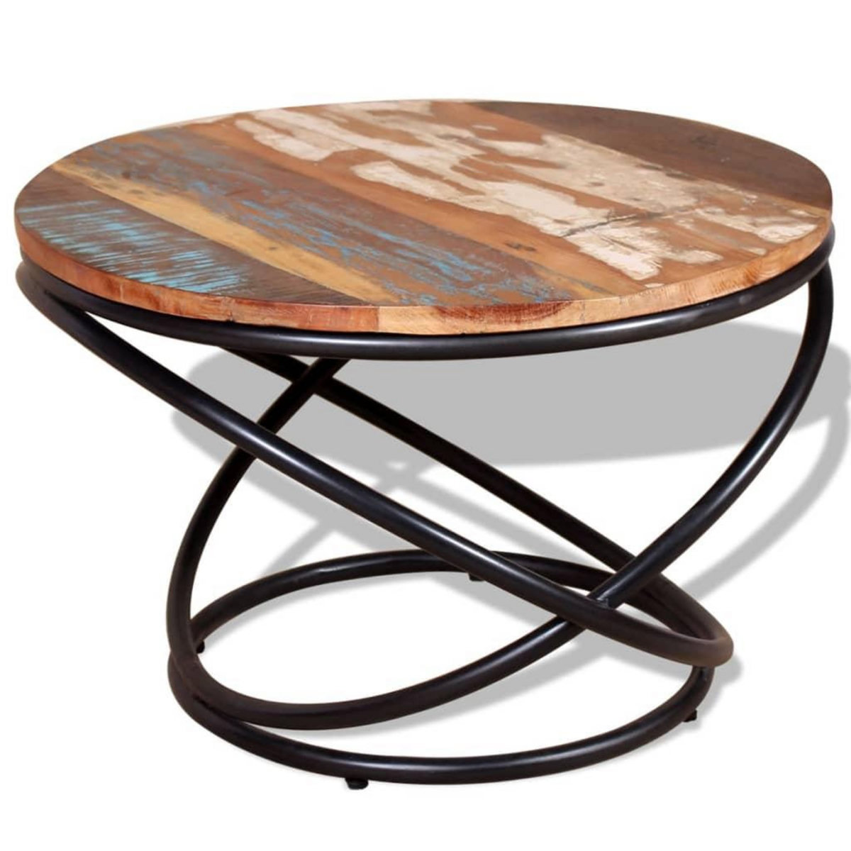 VIDAXL Table basse Bois de recuperation massif 60x60x40 cm