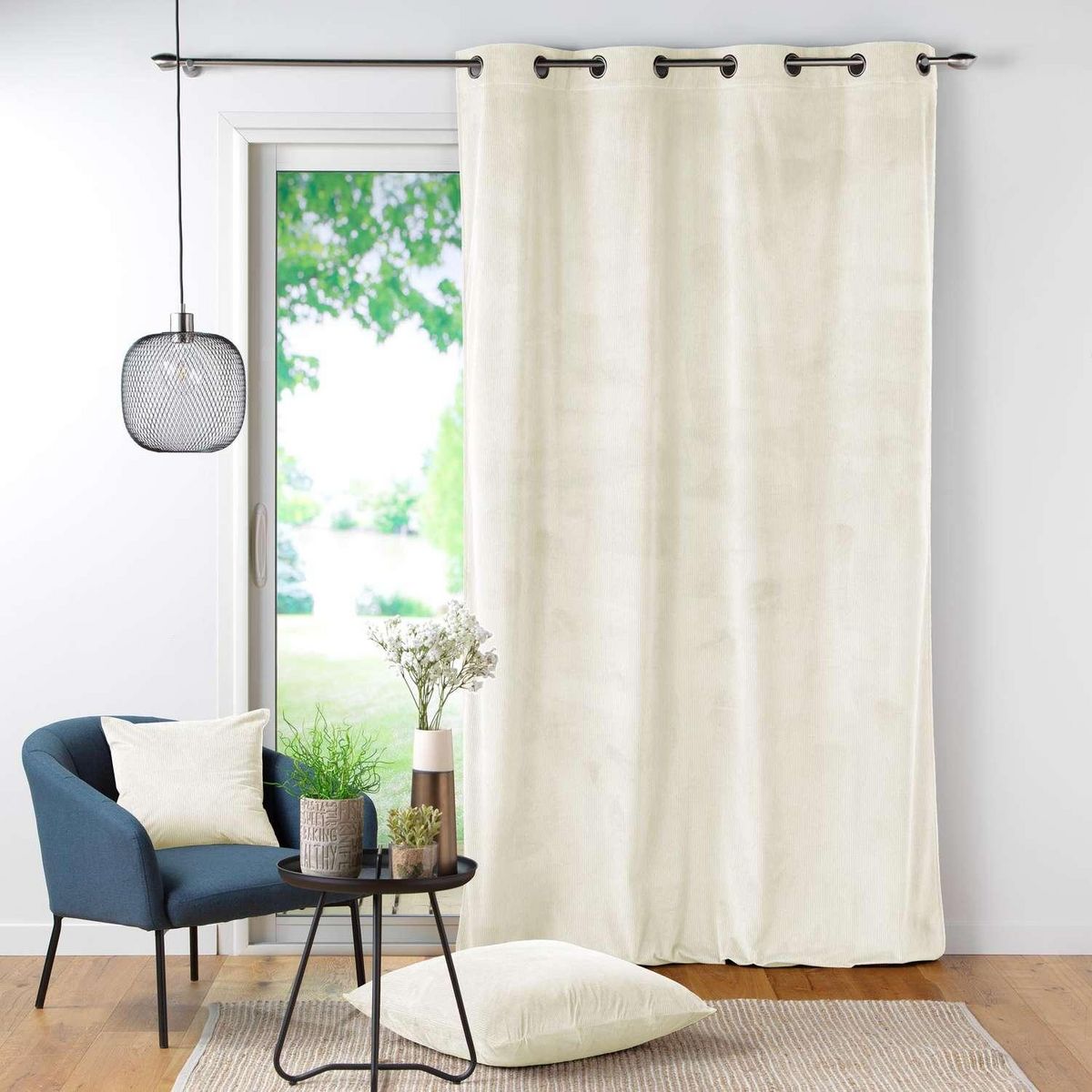 Douceur d'Intérieur Rideau Alban - Velours côtelé