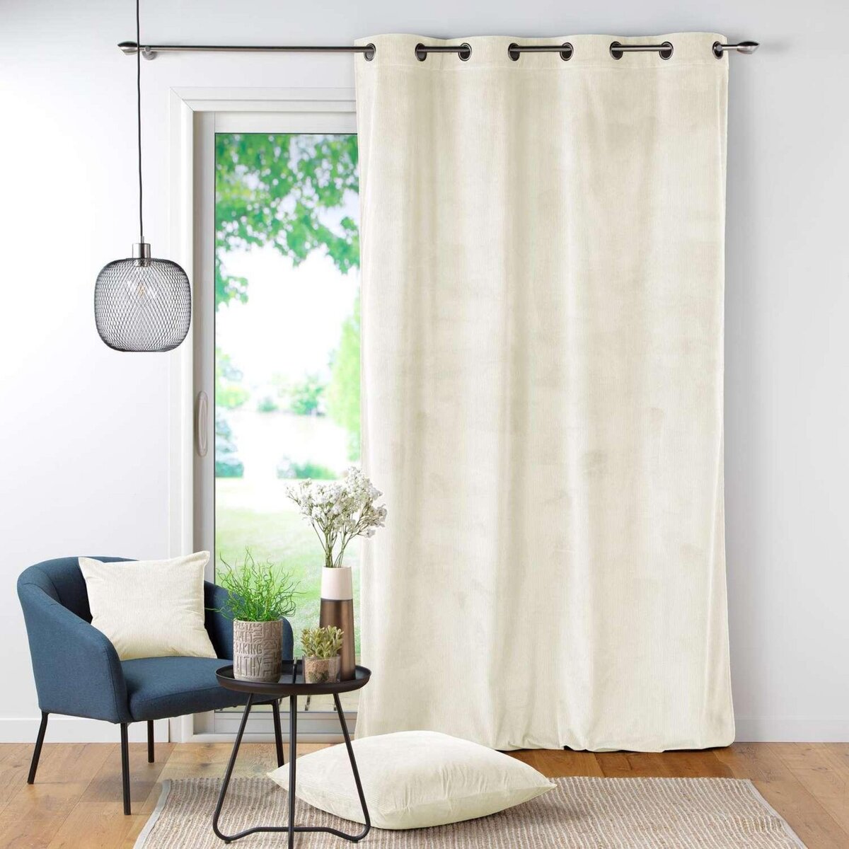 Douceur d'Intérieur Rideau Alban - Velours côtelé