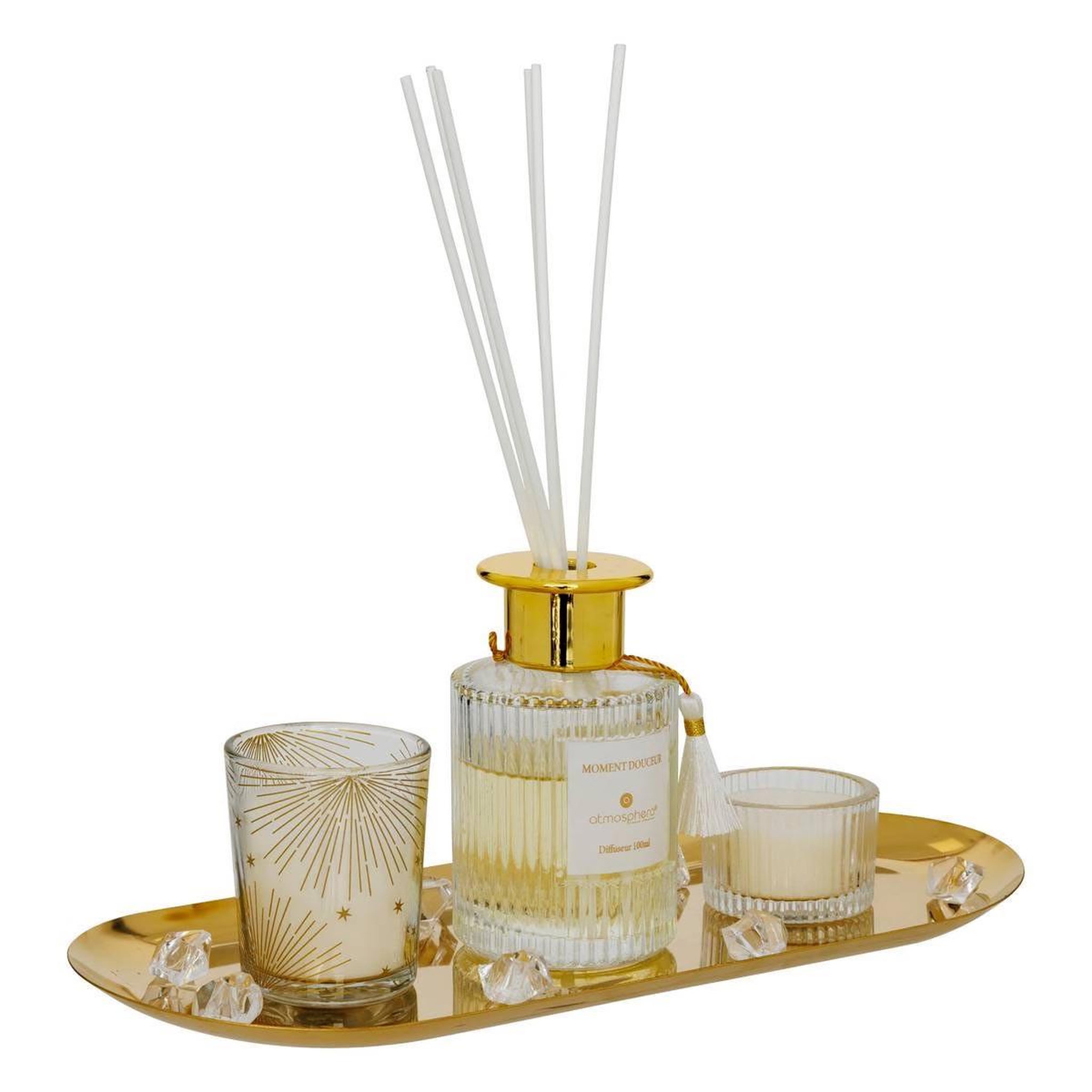 ATMOSPHERA Coffret senteur 4 pièces  gladys  29cm muguet