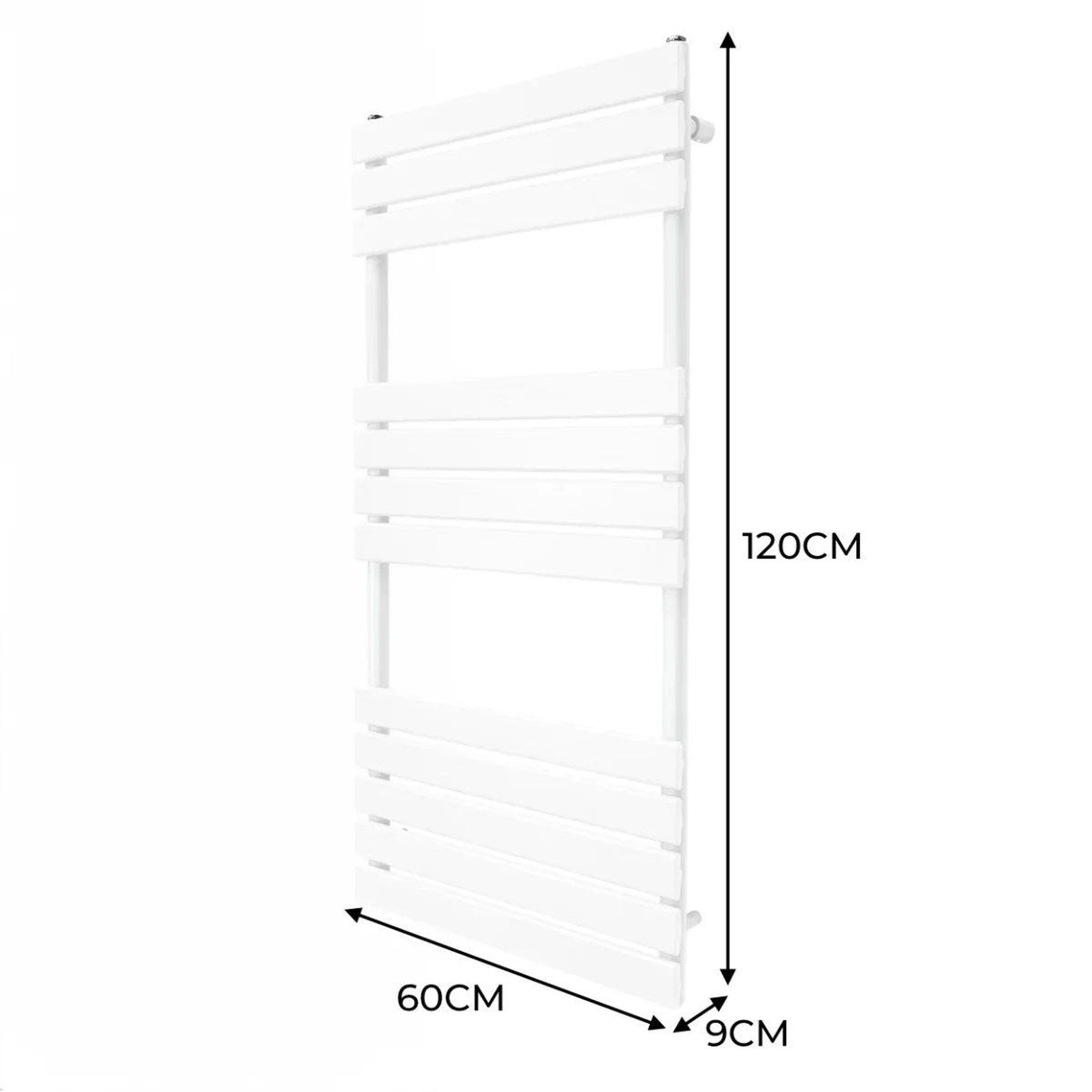 Voir la diapositive 5 : MONSTERSHOP Radiateur plat sèche-serviettes – 1200 x 600 mm