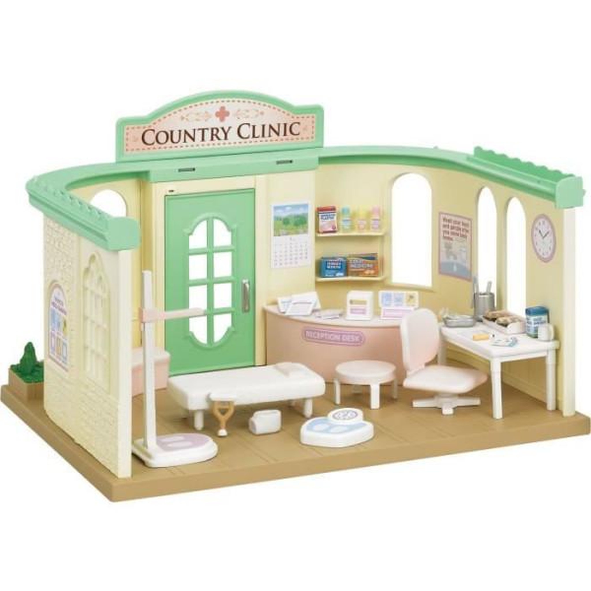 Voir la diapositive 3 : Sylvanian Families Cabinet médical miniature - SYLVANIAN FAMILIES - 5096 - Accessoires inclus