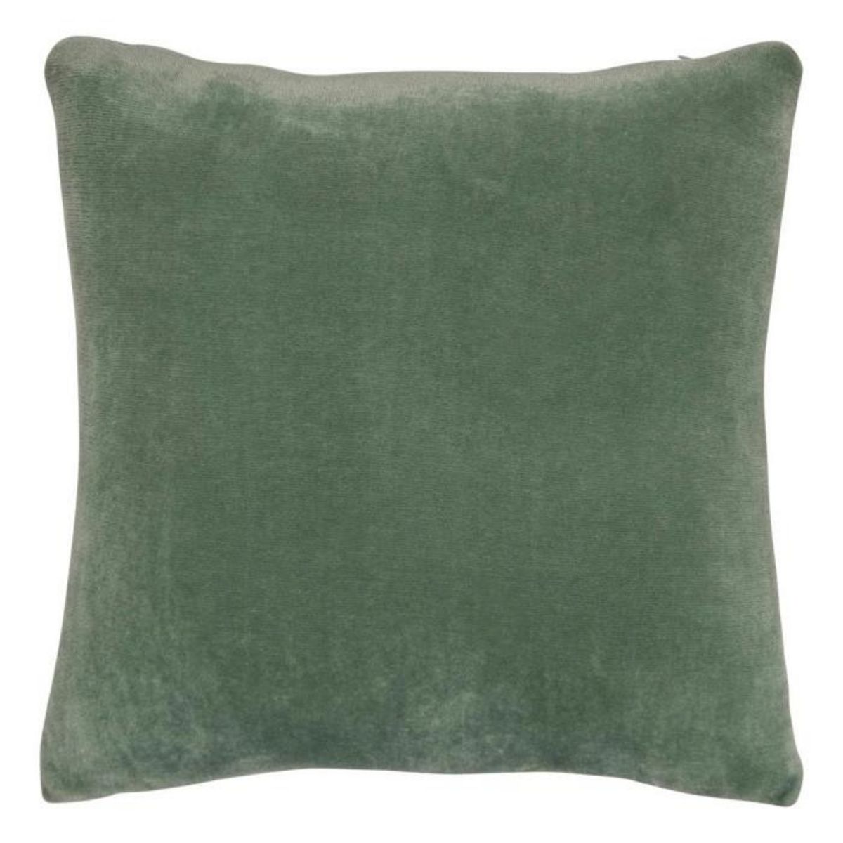 ATMOSPHERA Coussin en Flanelle Uni  Ollis  38x38cm Vert Céladon