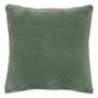 Voir la diapositive 1 : ATMOSPHERA Coussin en Flanelle Uni  Ollis  38x38cm Vert Céladon
