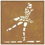 Voir la diapositive 5 : VIDAXL Decoration murale jardin 55x55 cm motif de danseuse de ballet