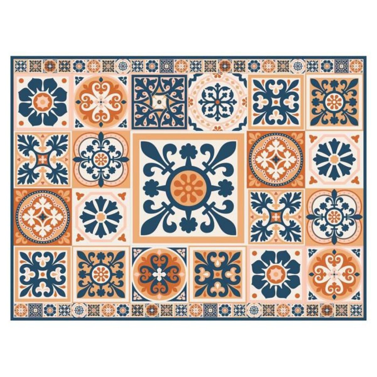 Paris Prix Set de Table  Carreaux de Ciment  30x40cm Beige