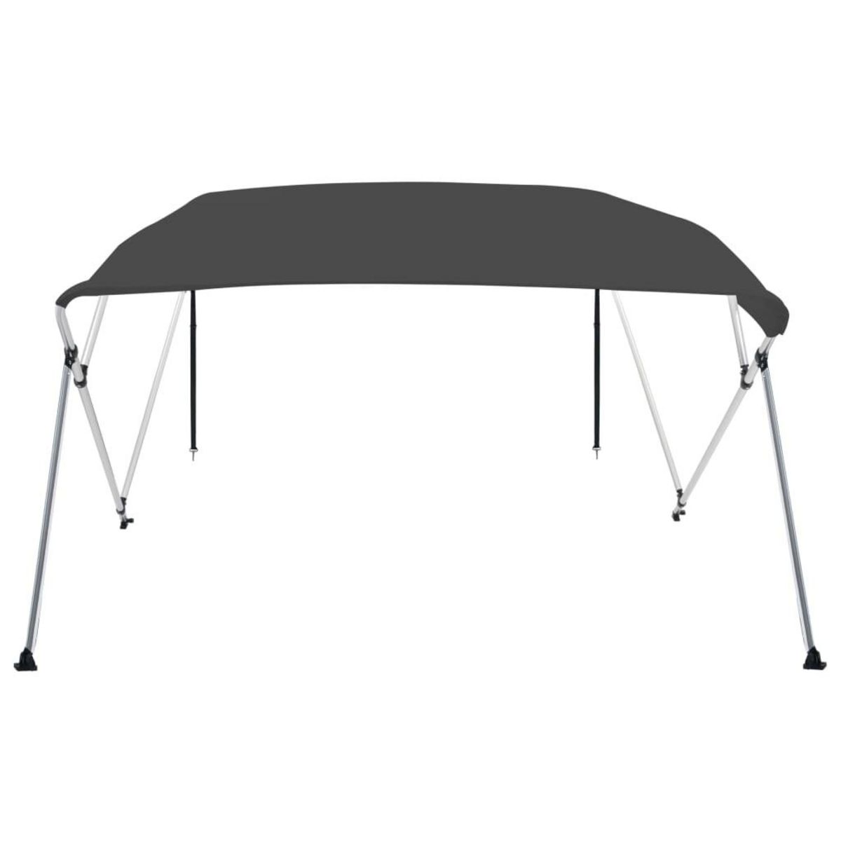 VIDAXL Auvent bimini a 4 arceaux Anthracite 243x196x137 cm