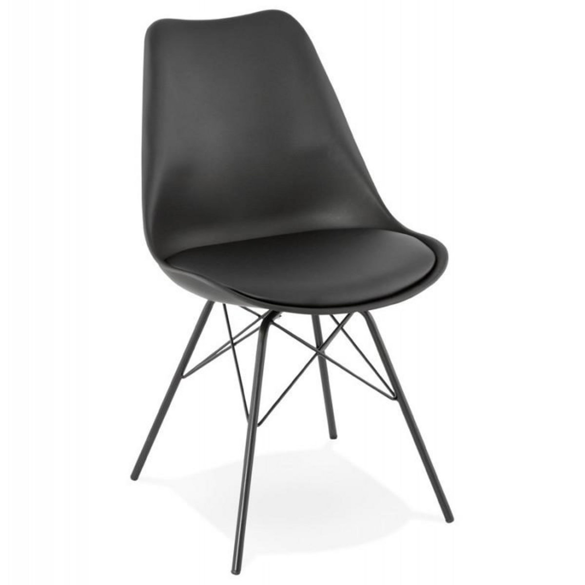 Paris Prix Chaise Design  Tripoli  83cm Noir