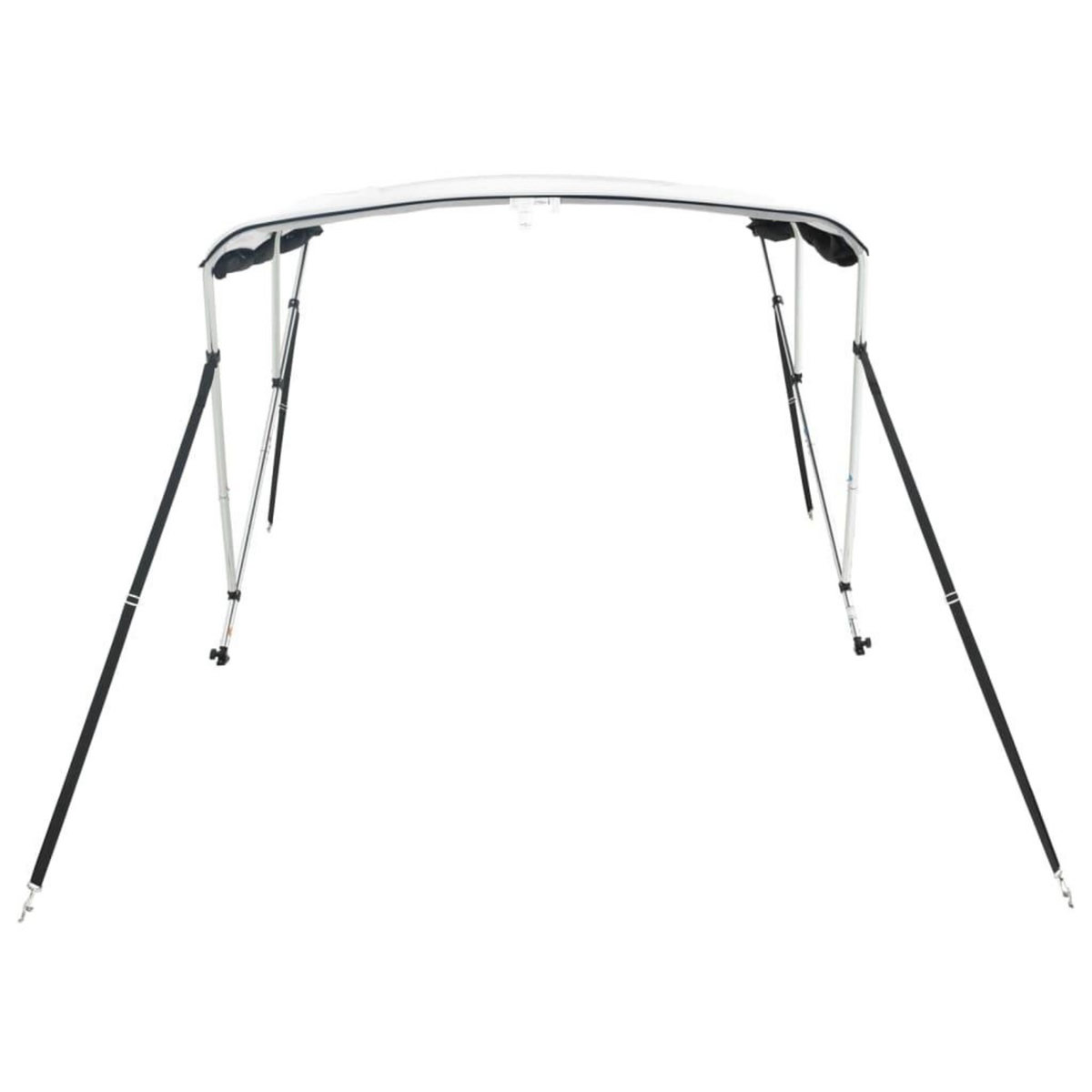 VIDAXL Toit bimini a 3 arceaux parois en maille 183x(137-152)x137 cm