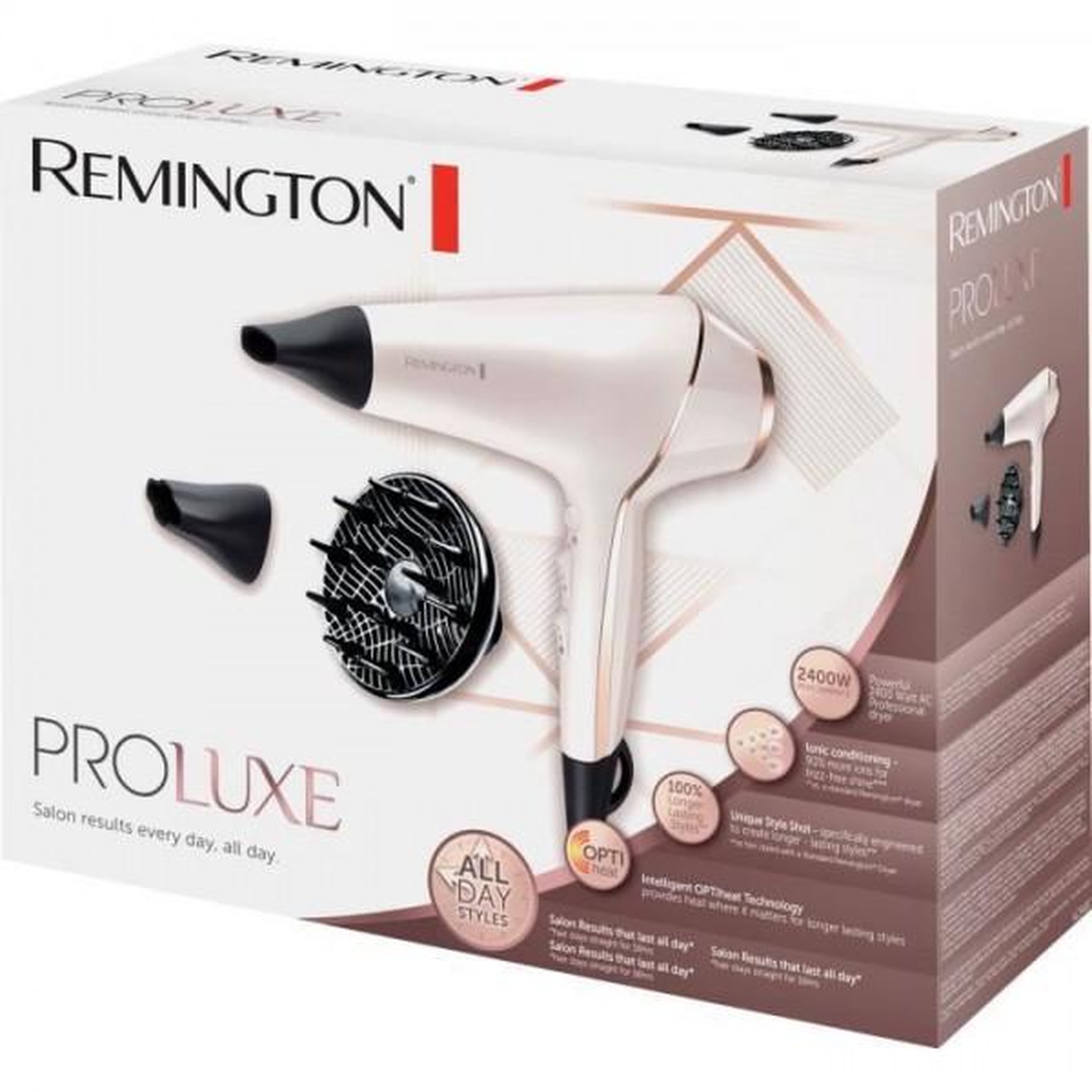 Voir la diapositive 4 : REMINGTON Seche cheveux  remington ac9140 proluxe