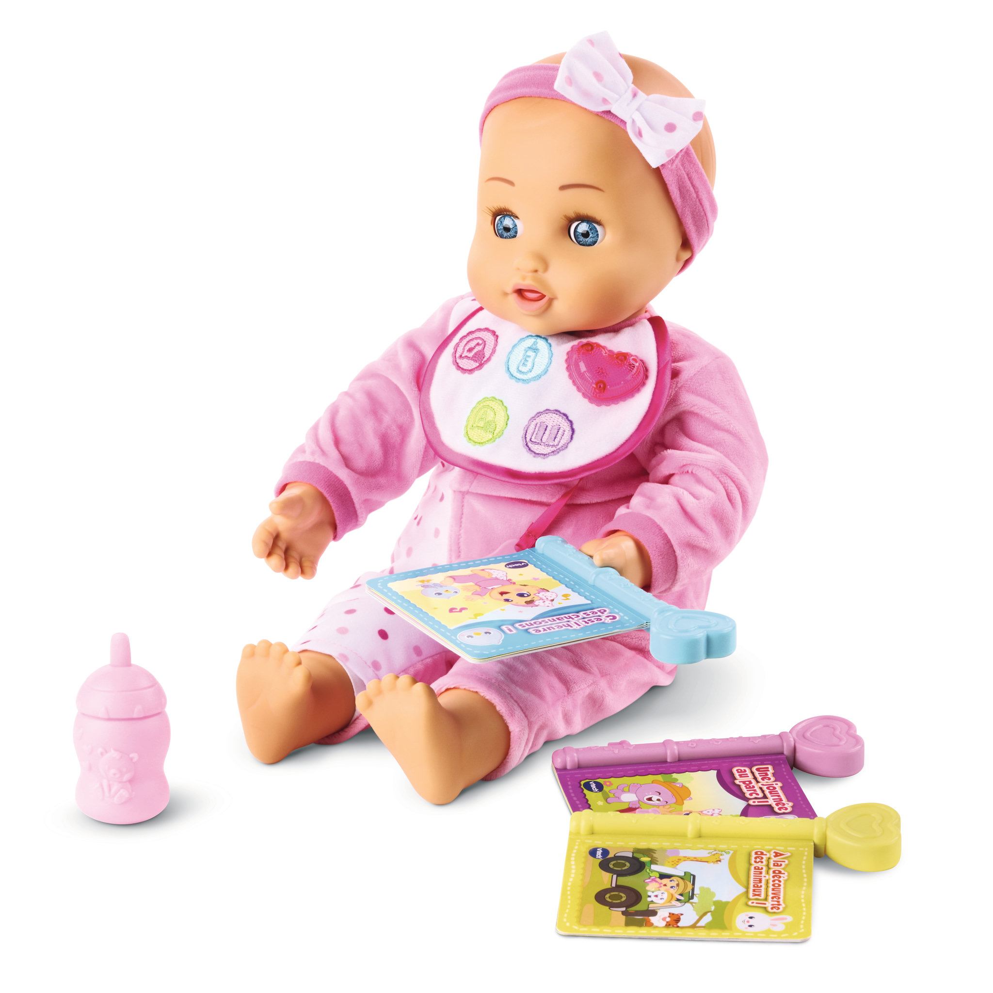 Voir la diapositive 1 : VTECH Little love - Chloé apprend à parler et chanter