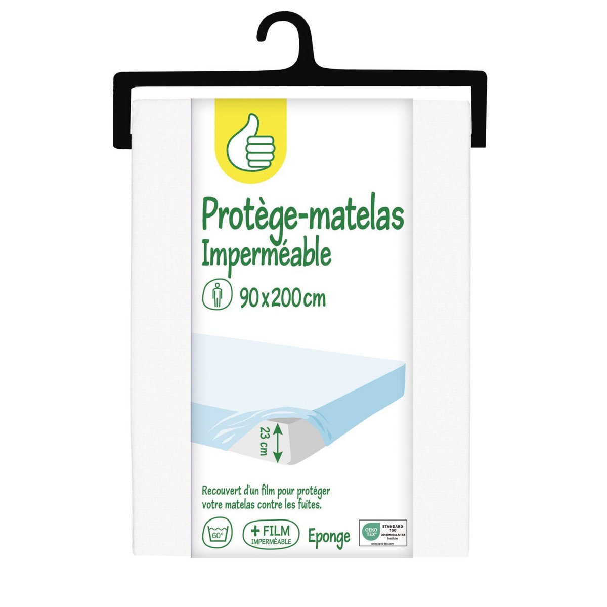 Protège matelas éponge imperméable 