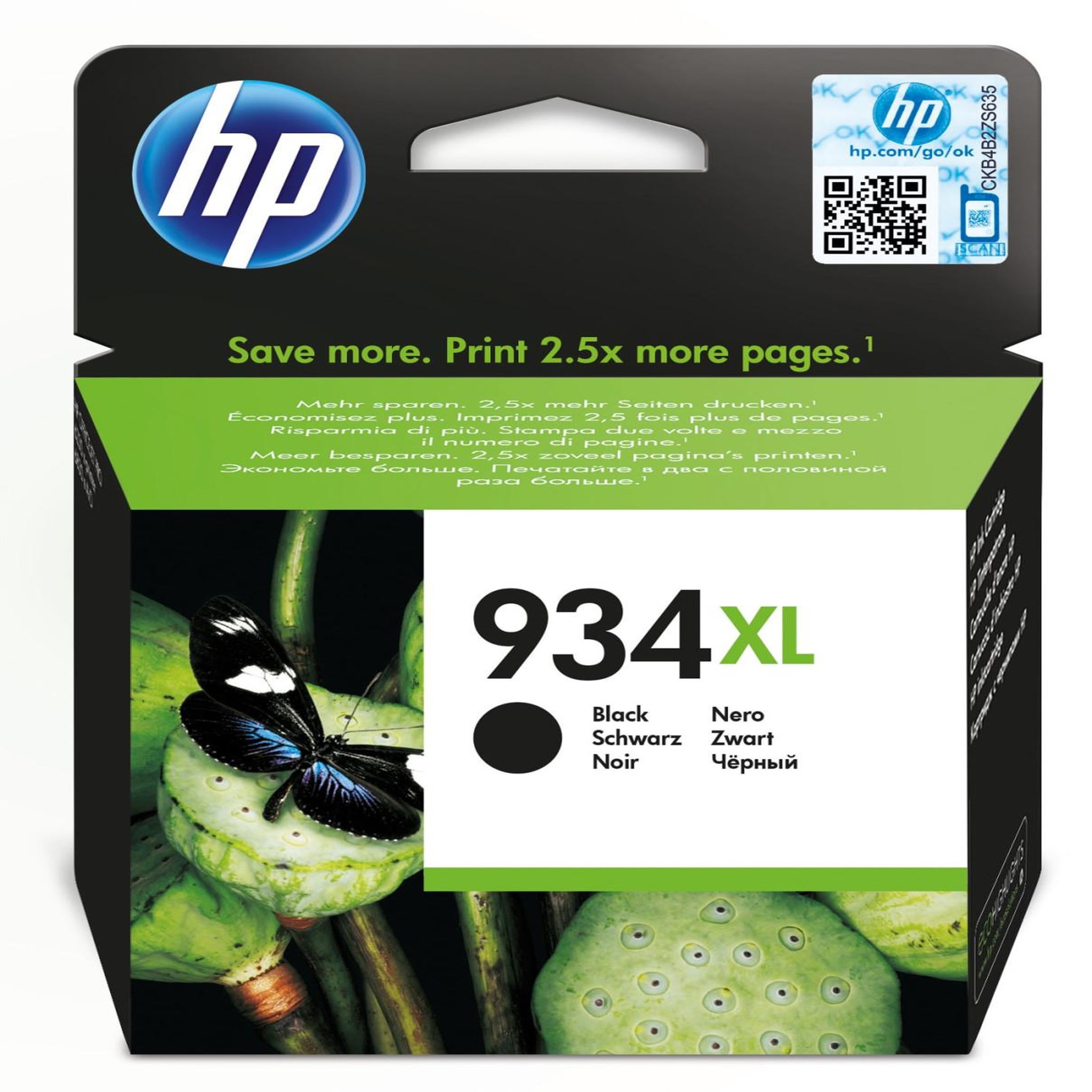HP Hp 934xl cartouche d'encre noire grande capacité authentique