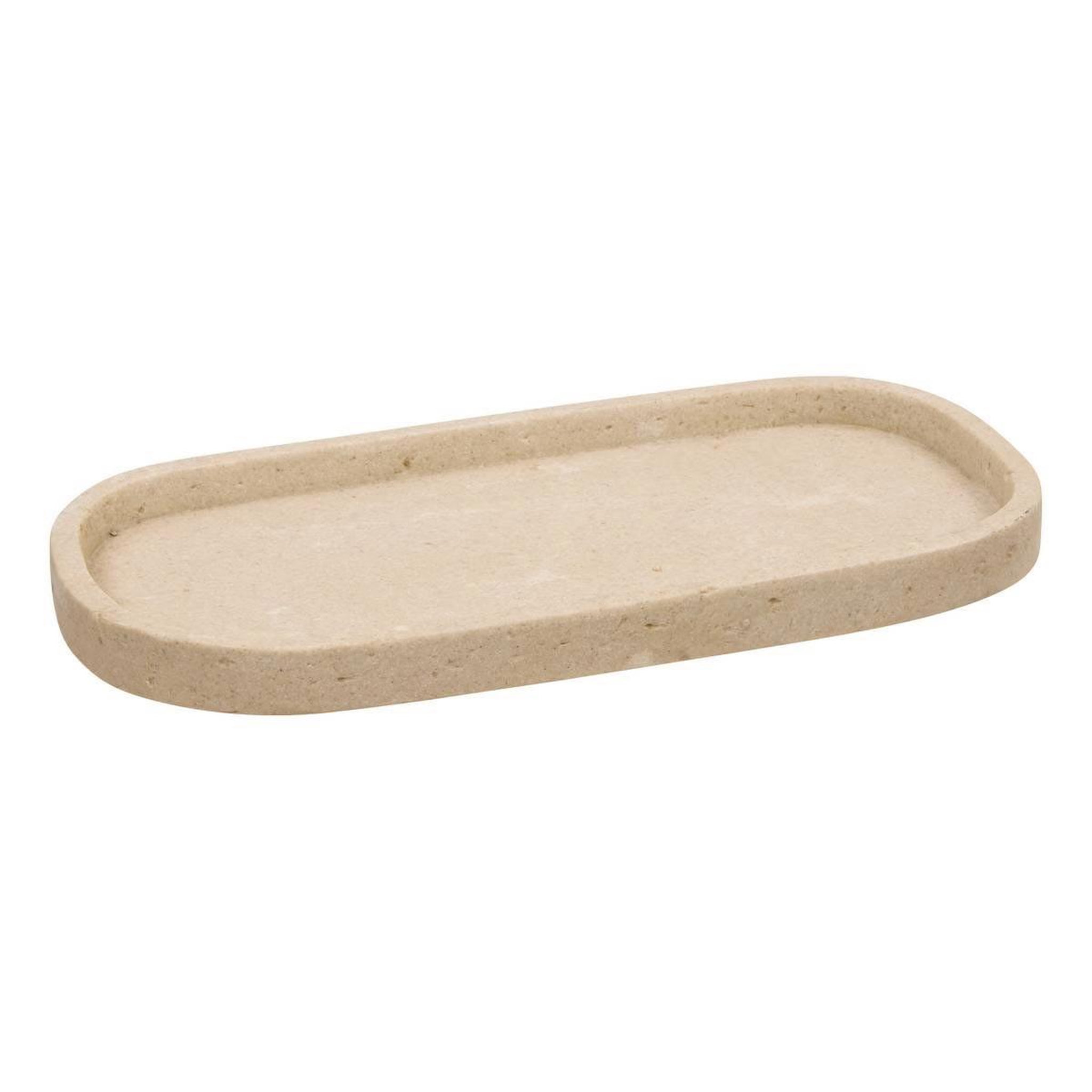 ATMOSPHERA Vide-poches effet travertin  travi  27cm beige