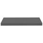 Voir la diapositive 4 : VIDAXL Etagere murale flottante Gris brillant 60x23,5x3,8 cm MDF