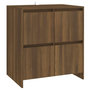 Voir la diapositive 2 : VIDAXL Buffet Chene marron 70x41x75 cm Bois d'ingenierie