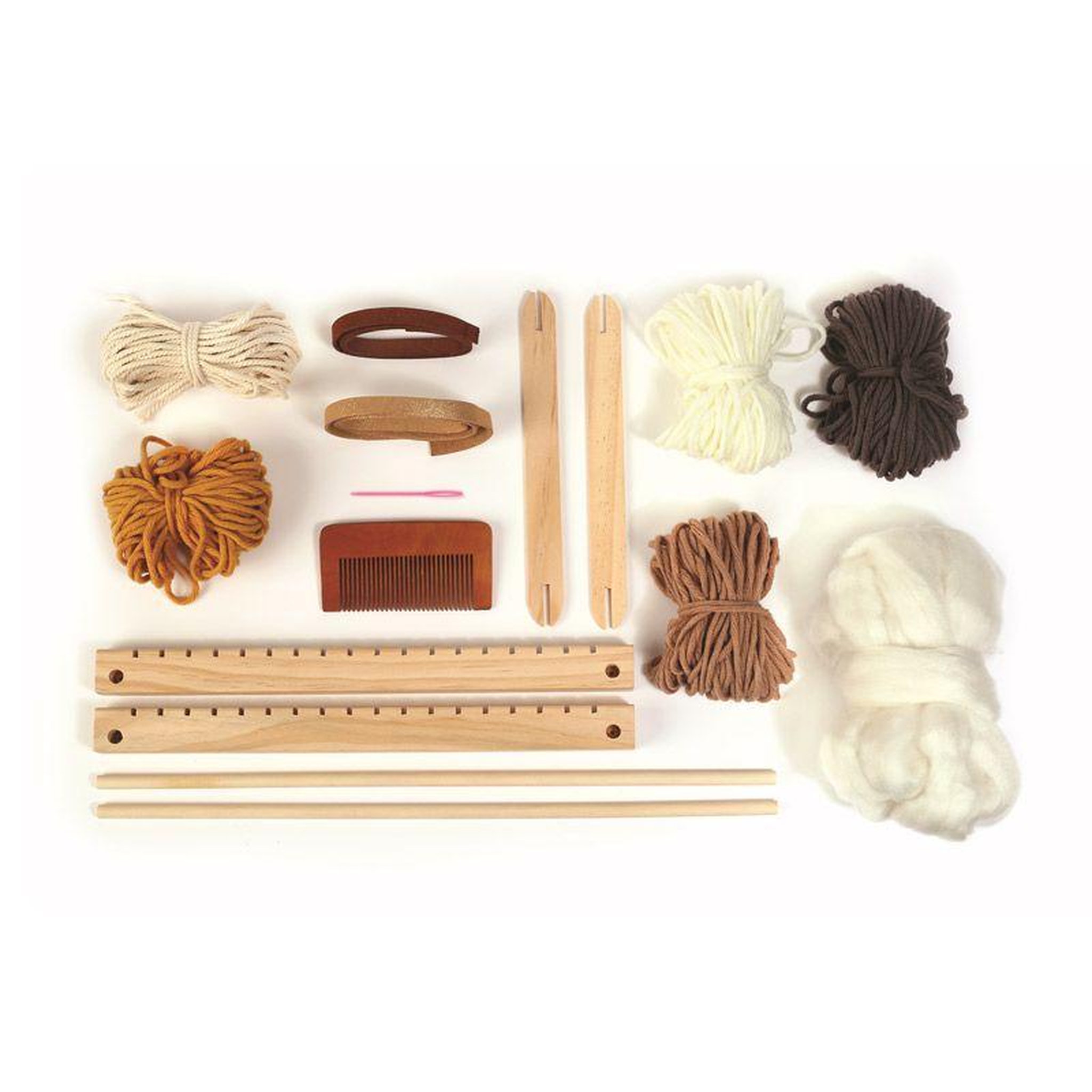 Voir la diapositive 4 : Graine créative Kit métier à tisser grand modèle - 400 x 300 mm