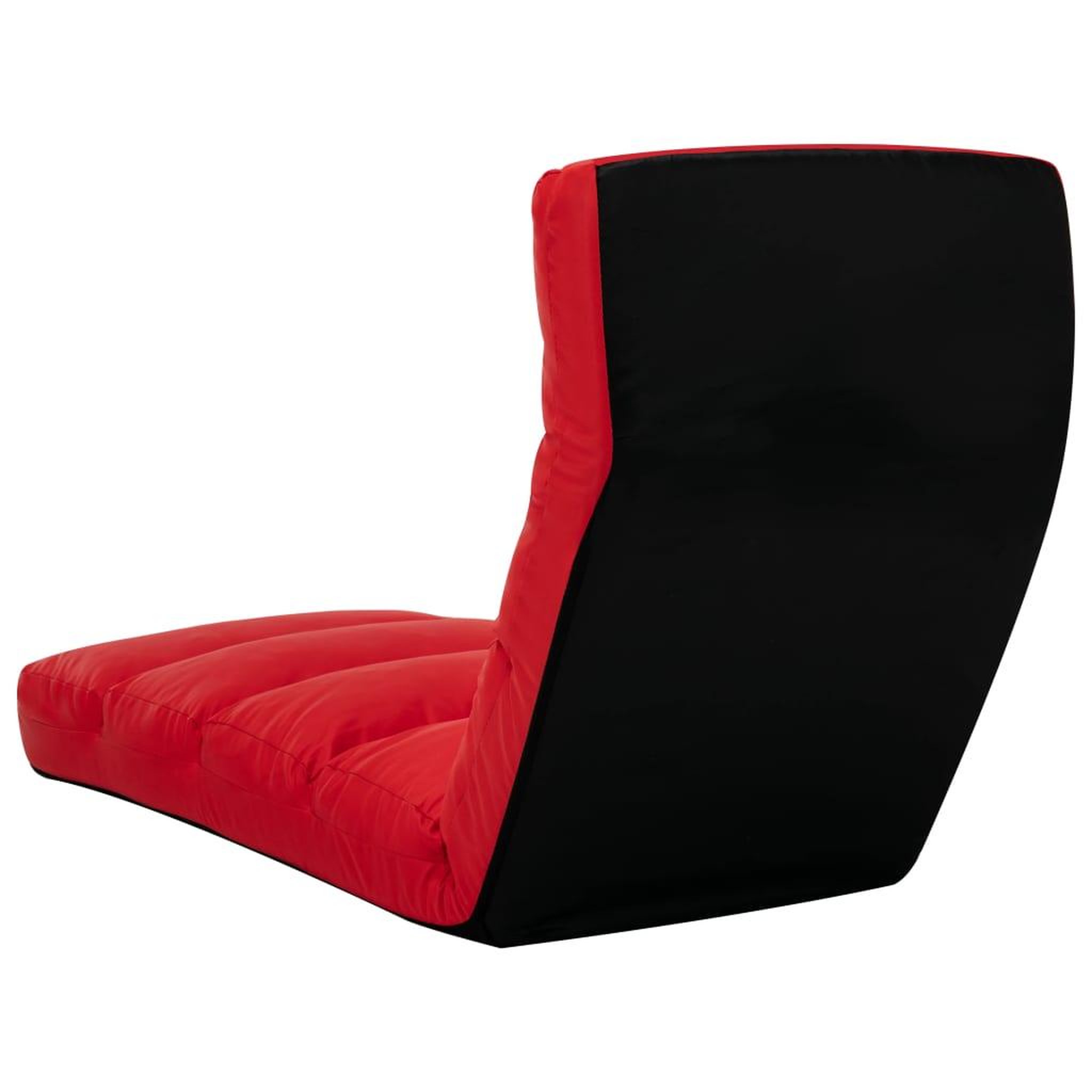 Voir la diapositive 4 : VIDAXL Chaise pliable de sol Rouge Similicuir